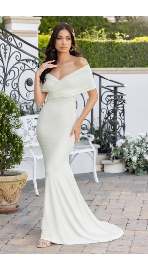 Evighed brudekjole i satin Evighed brudekjole i satin